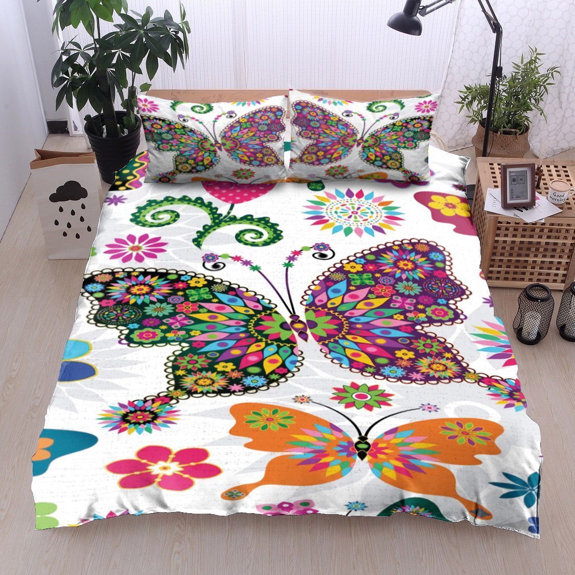 Butterfly Mandala Bedding Set