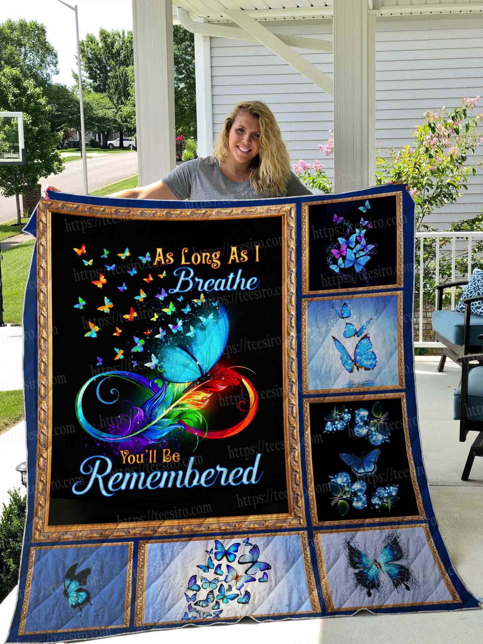 Butterfly Missing Quilt Blanket DHC1501366VT