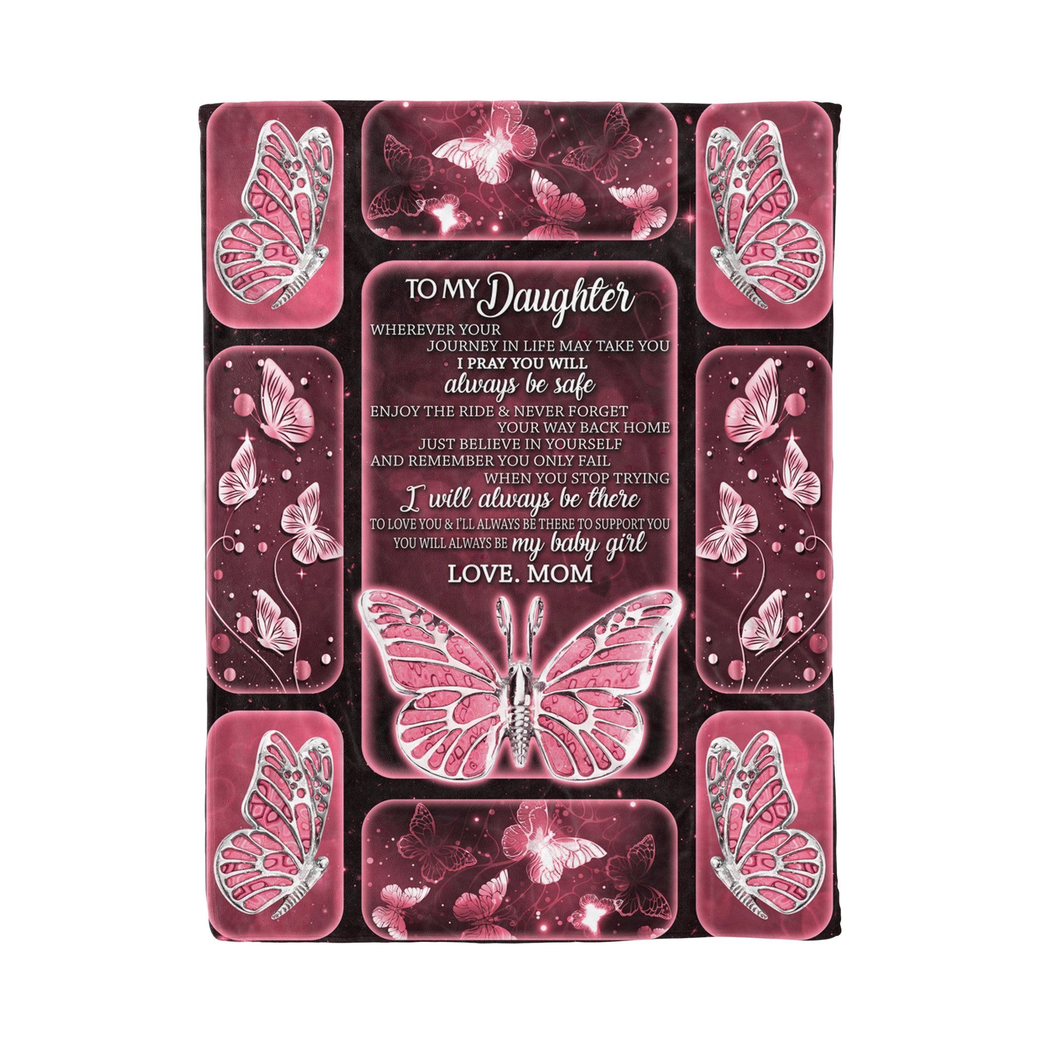 Butterfly Fleece Blanket