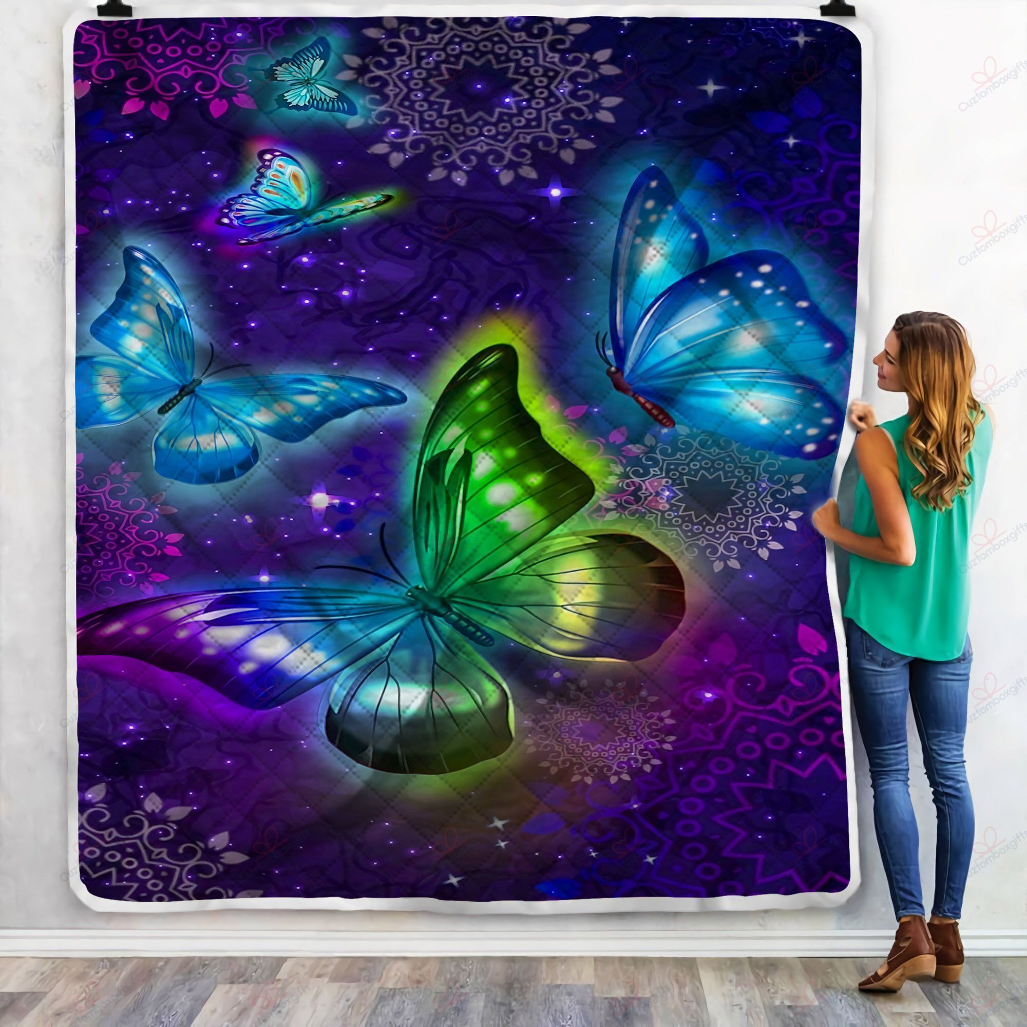 Butterfly Fleece Blanket