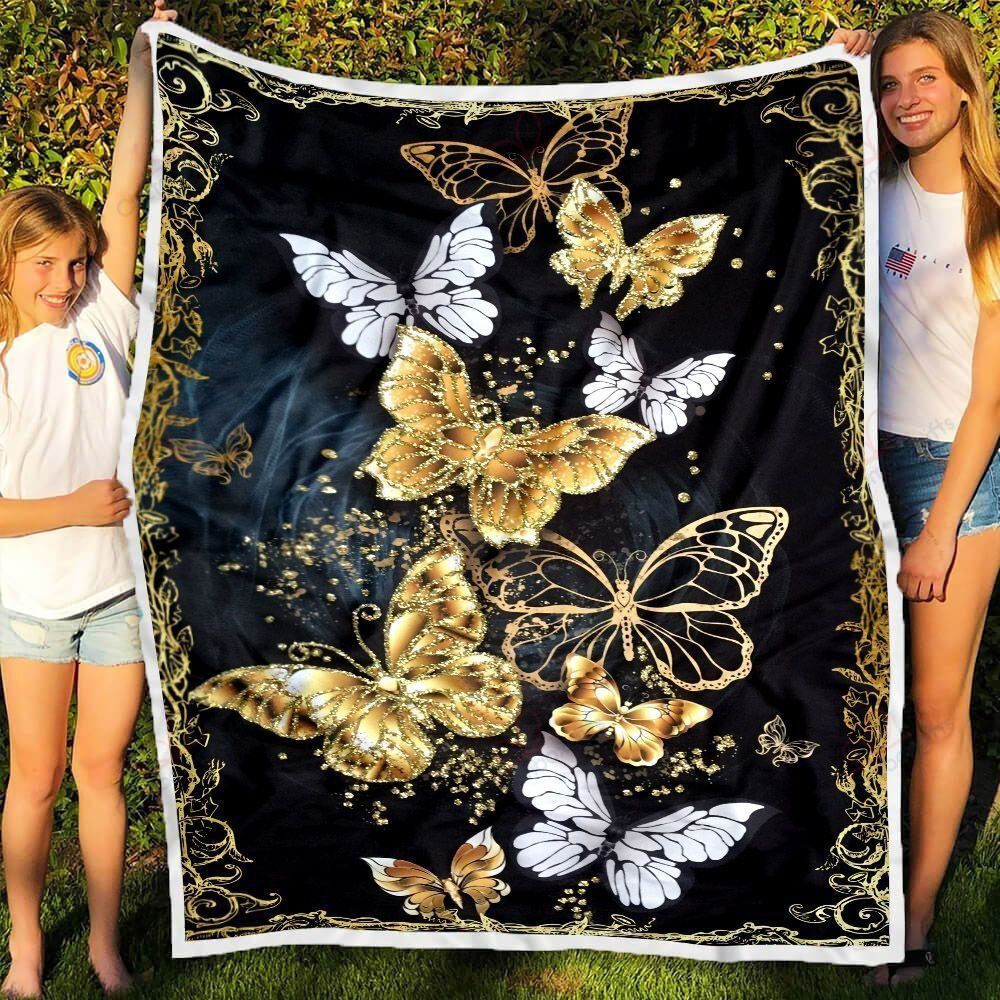 Butterfly Fleece Blanket