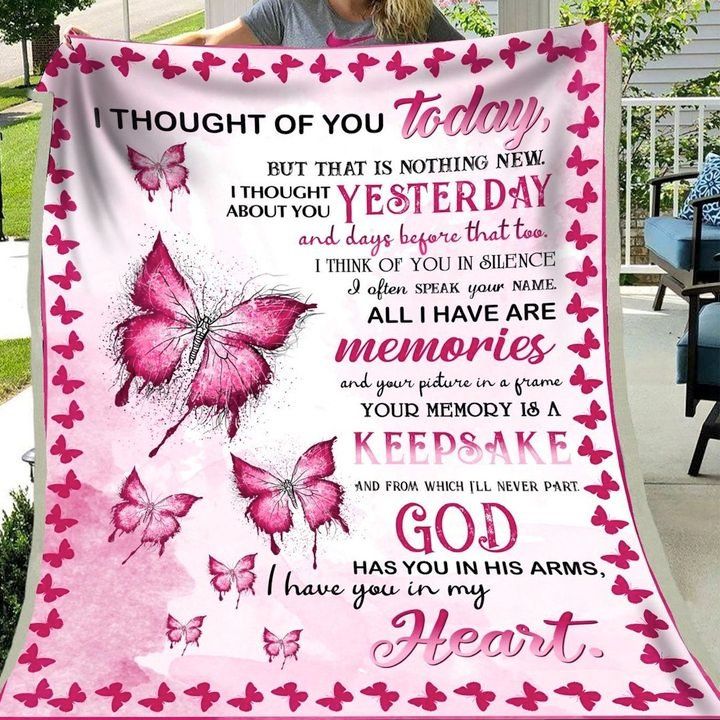 Butterfly Fleece Blanket