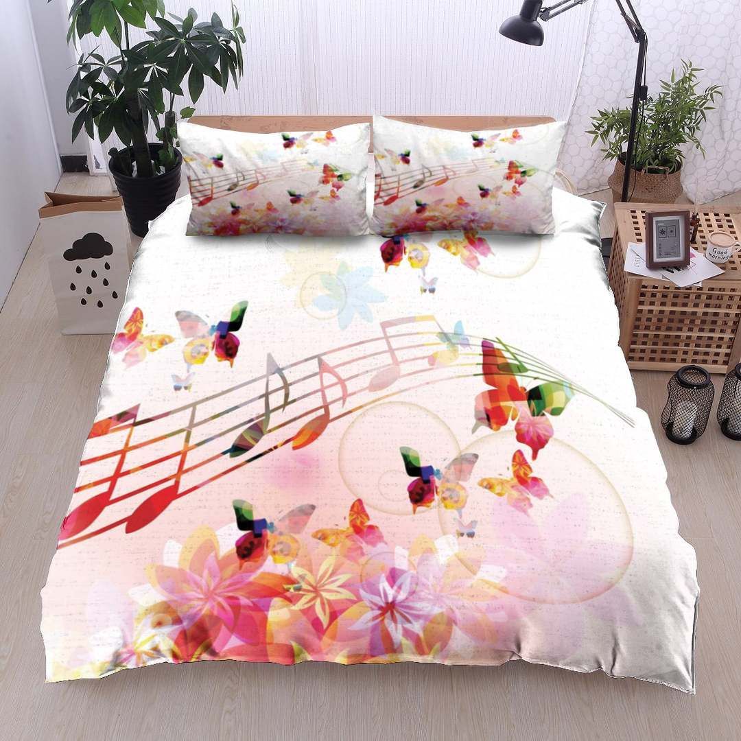 Butterfly Music Bedding Set