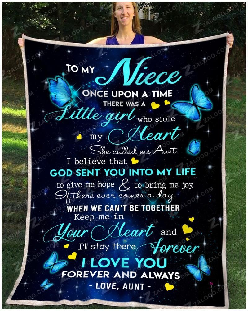 Butterfly Niece Aunt Once Upon A Time Sherpa Fleece Blanket