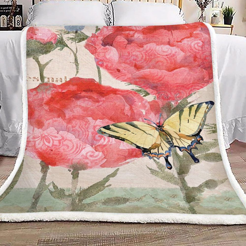 Butterfly Sherpa Fleece