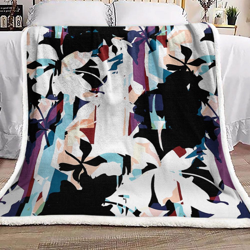 Butterfly Sherpa Fleece Blanket