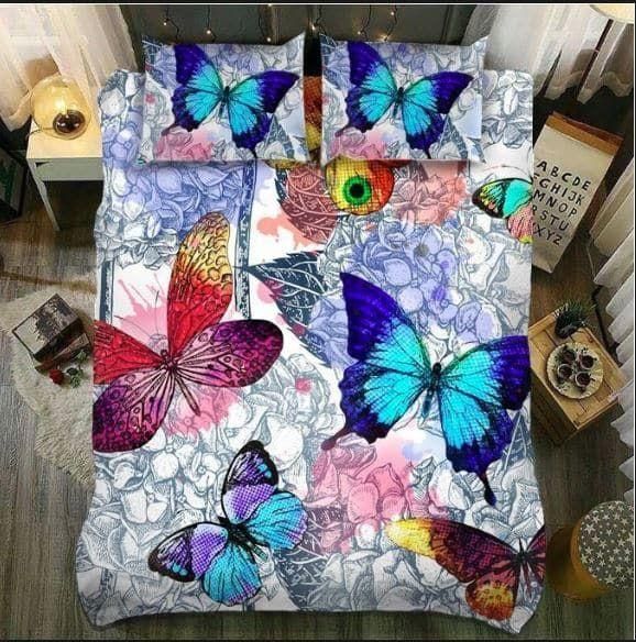 Butterfly Paint The Day Bedding Set