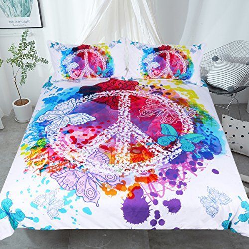 Butterfly Peach Love Bedding Set