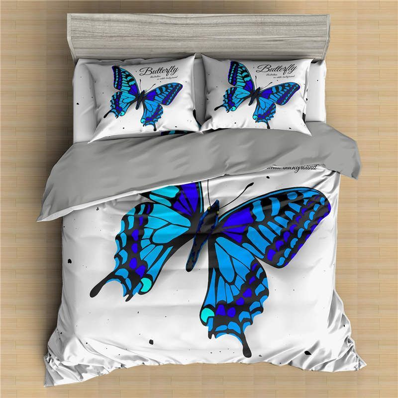 Butterfly Printed Bedding Set