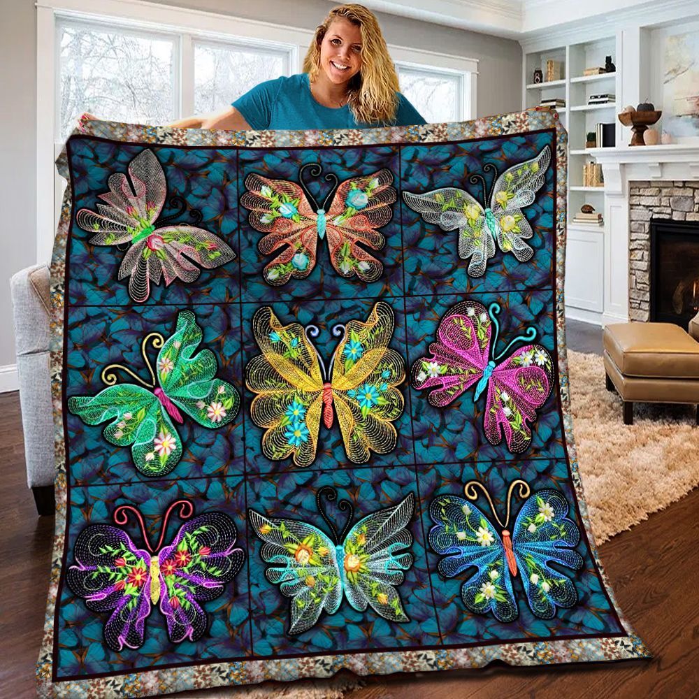 Butterfly Quilt Blanket BBB060217SM