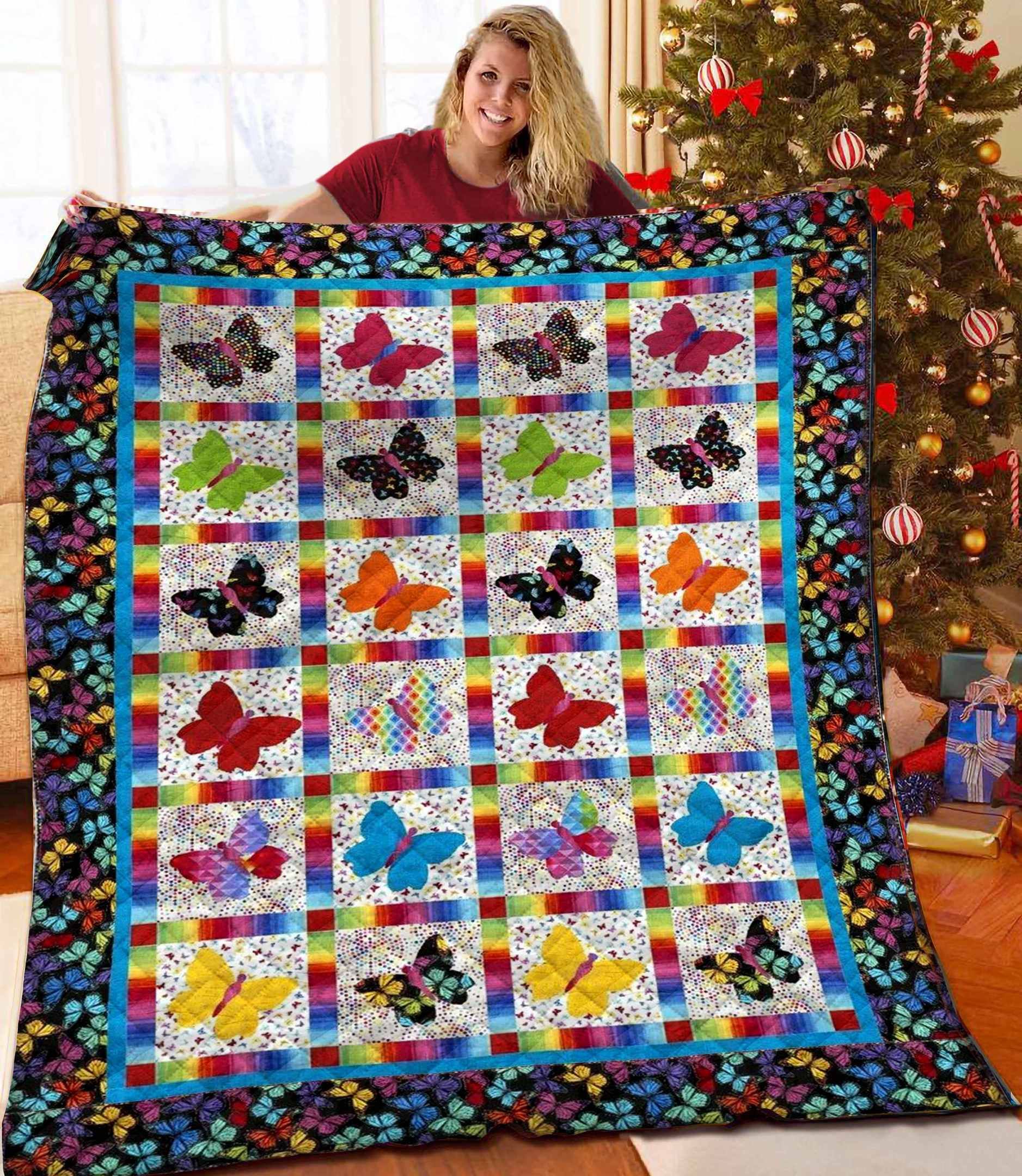 Butterfly Quilt Blanket BBB061133HT