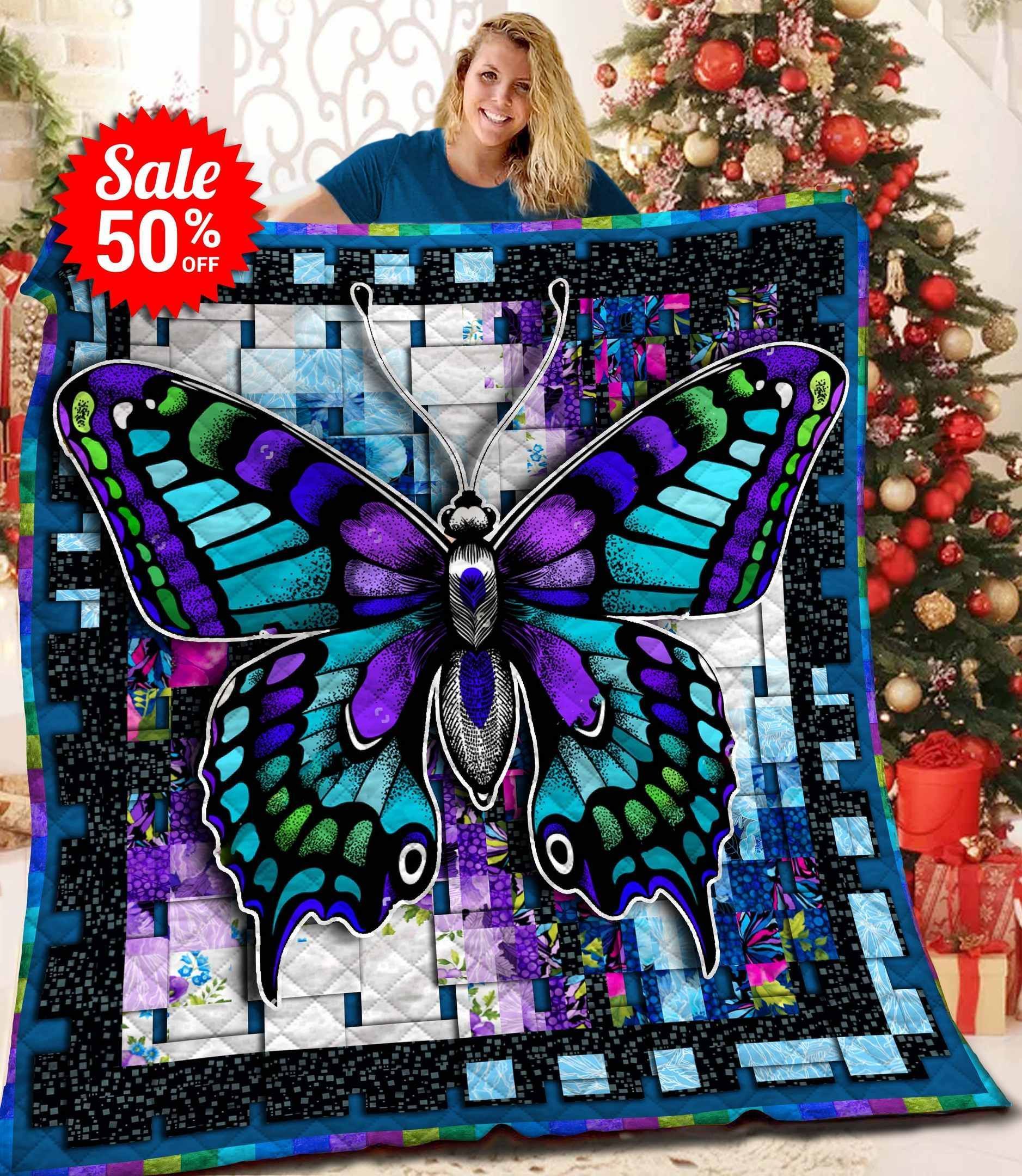 Butterfly Quilt Blanket BBB091215SM