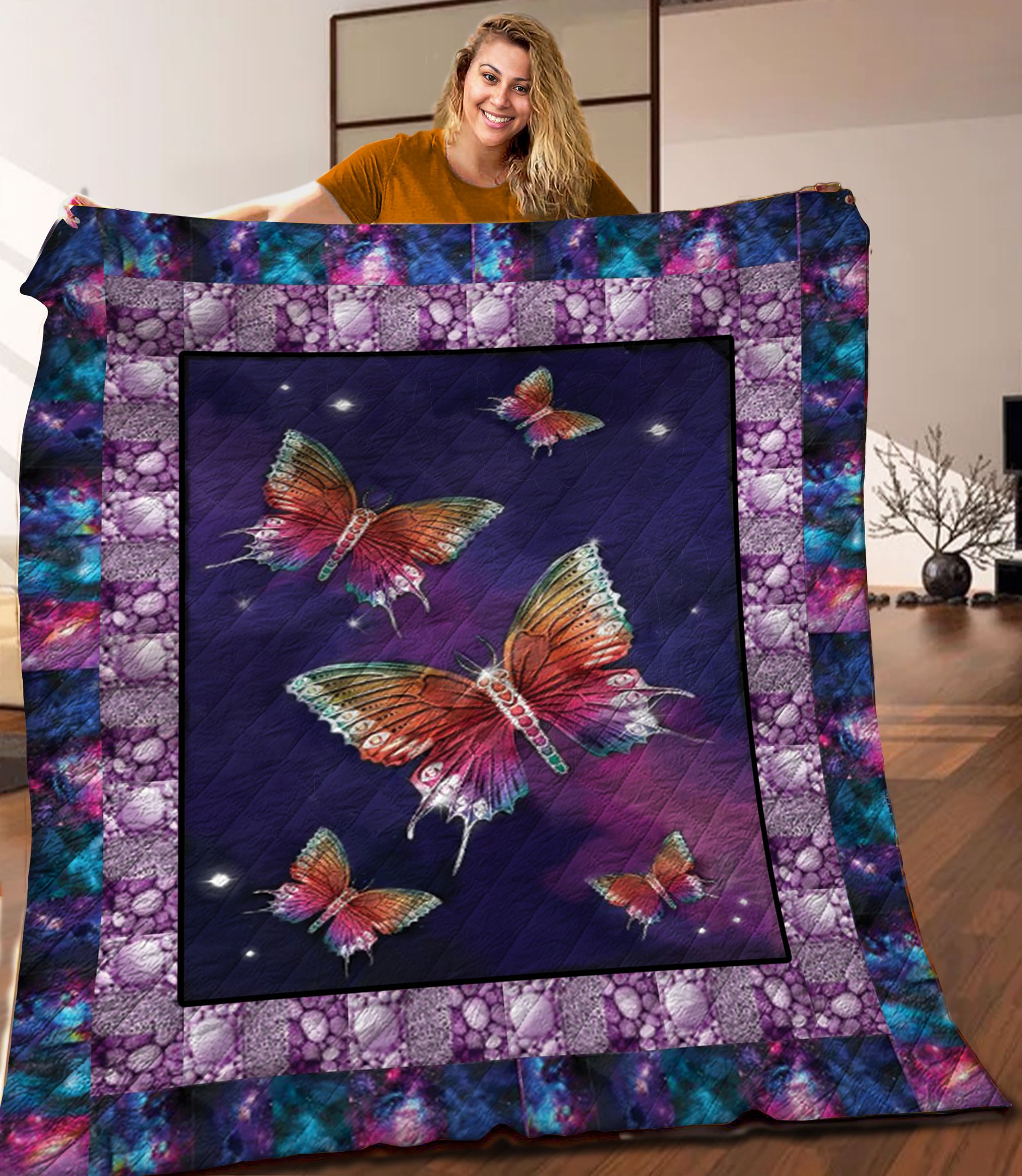 Butterfly Quilt Blanket C9B030611NA