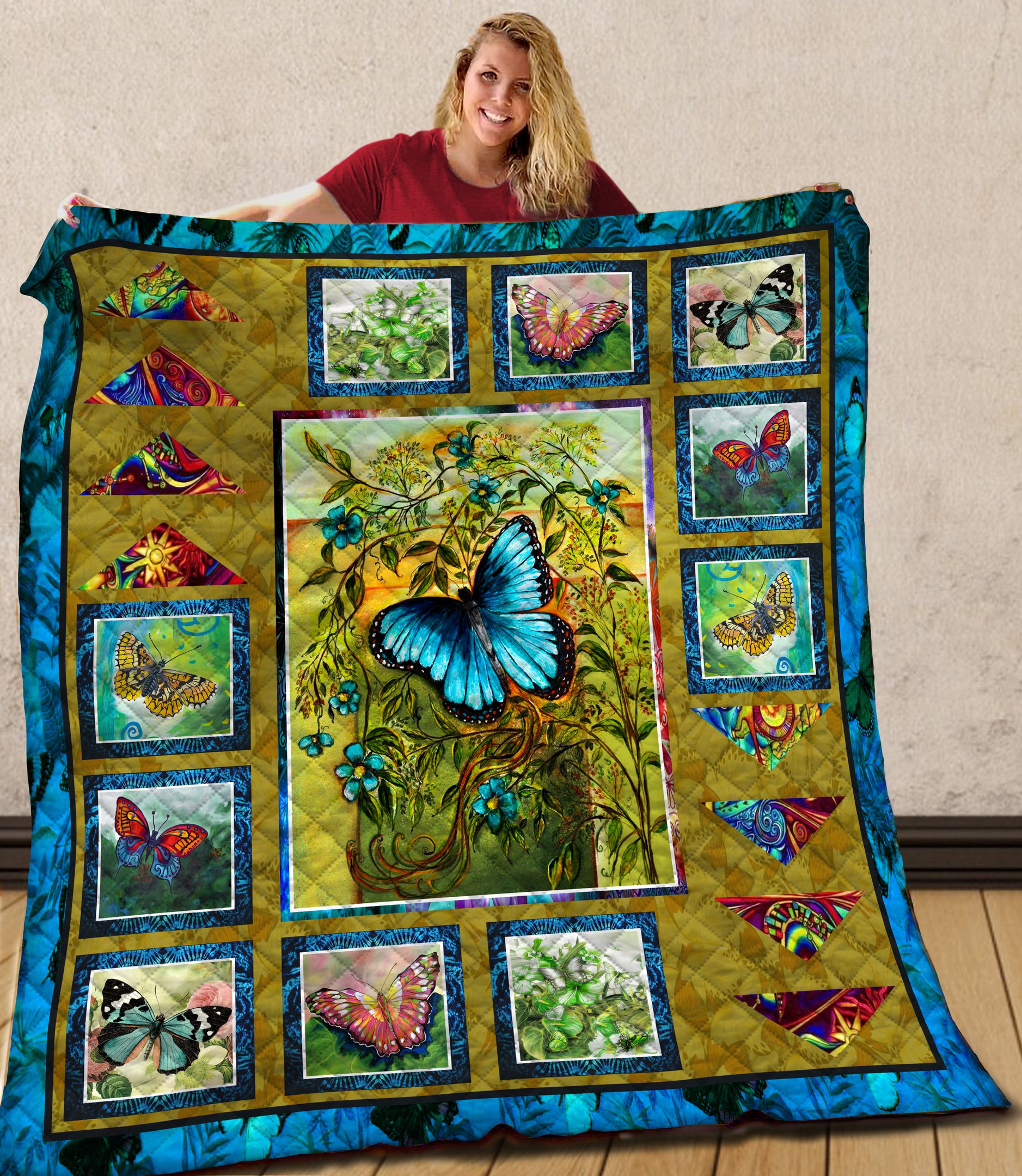 Butterfly Quilt Blanket C9B050601VV