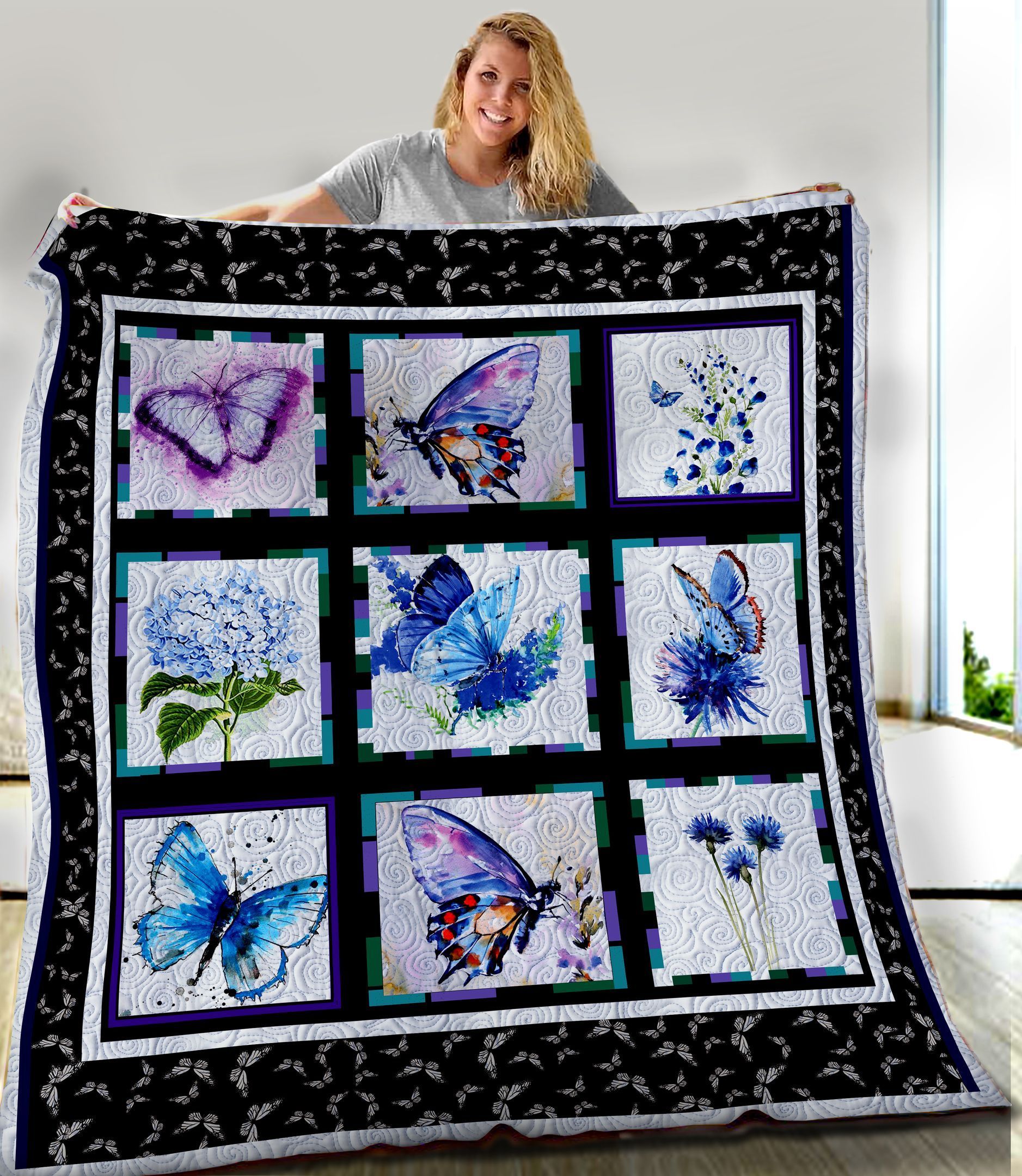Butterfly Quilt Blanket C9B200203NM