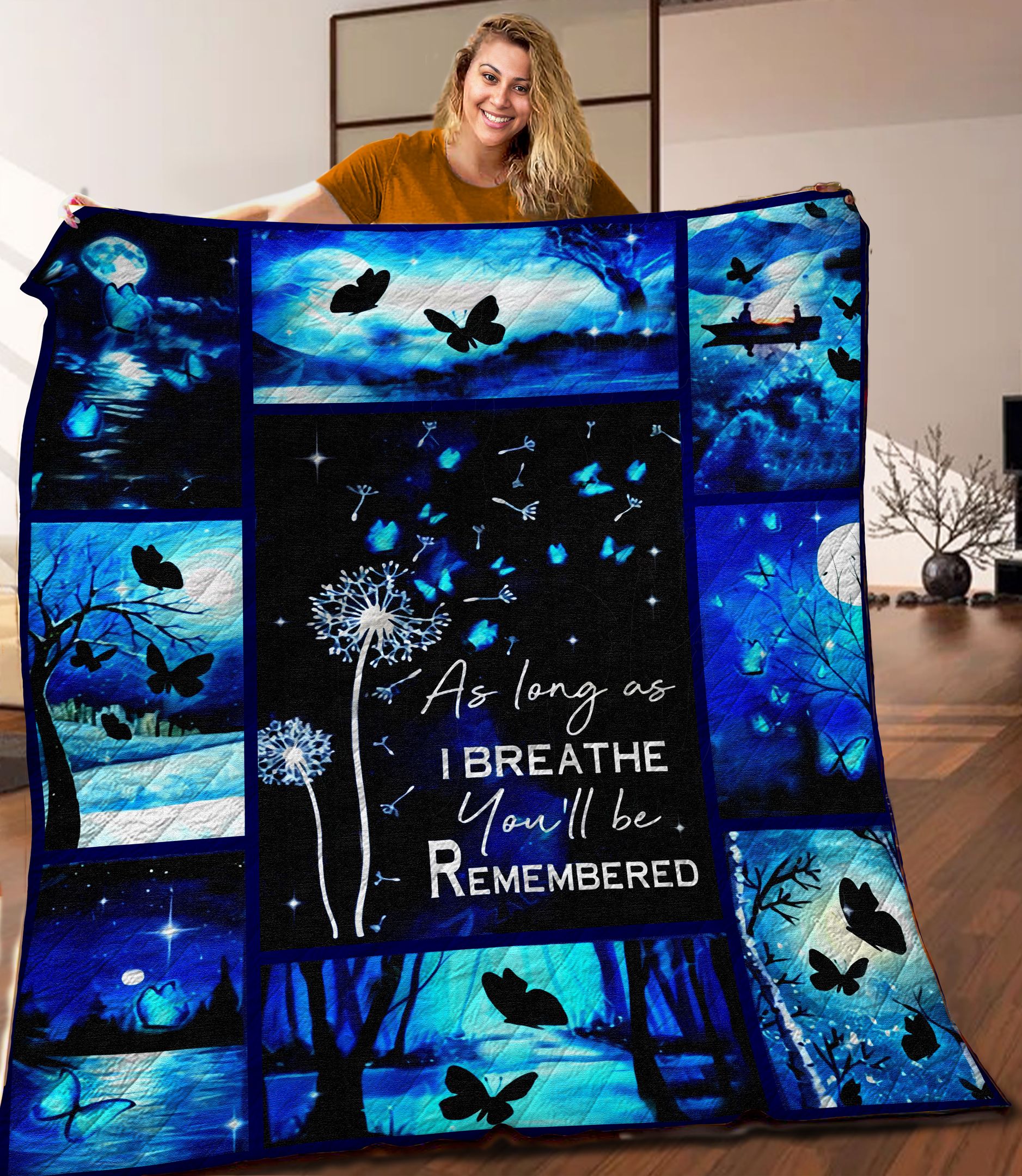 Butterfly Quilt Blanket C9B270311PT