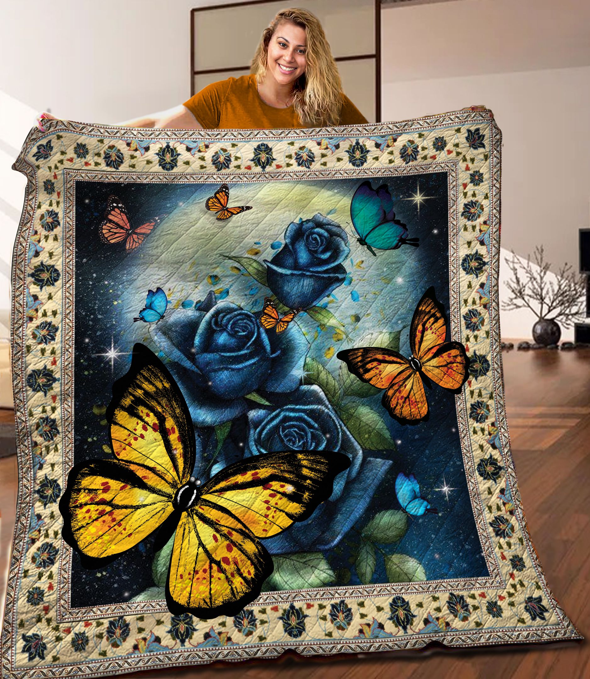 Butterfly Quilt Blanket C9B290502DL