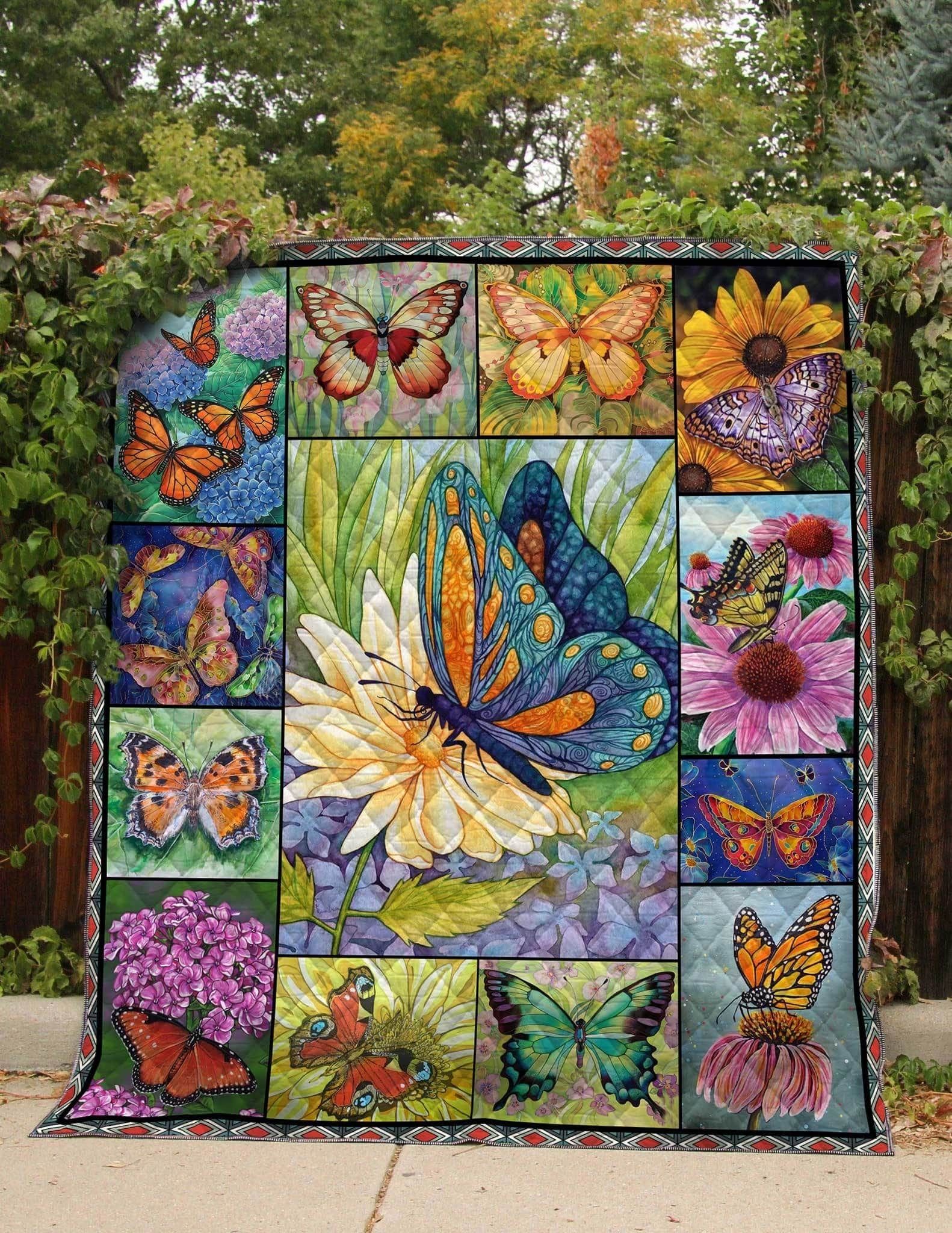 Butterfly Quilt Blanket DHC13121456VT