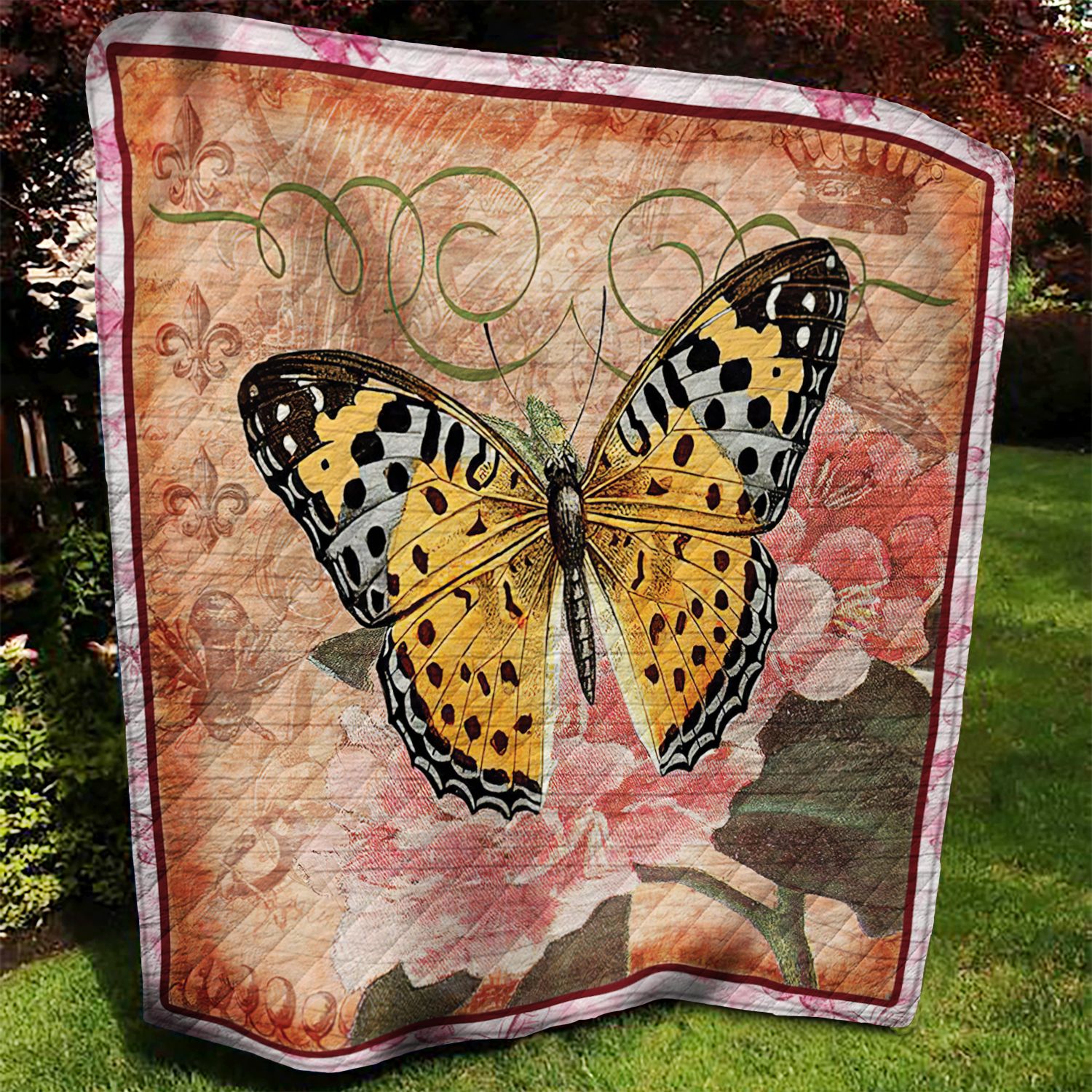 Butterfly Quilt Blanket DTH240702HD