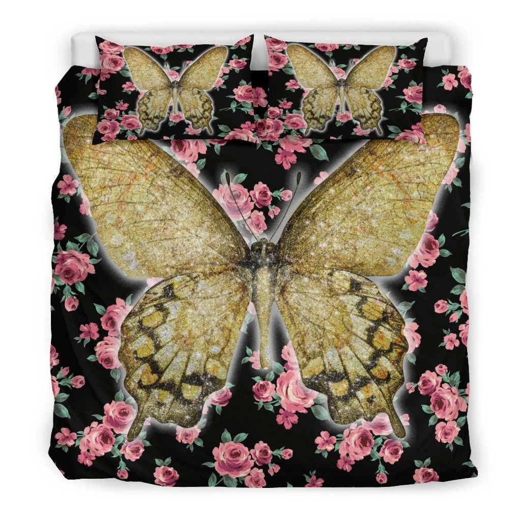 Butterfly Rose Bedding Set