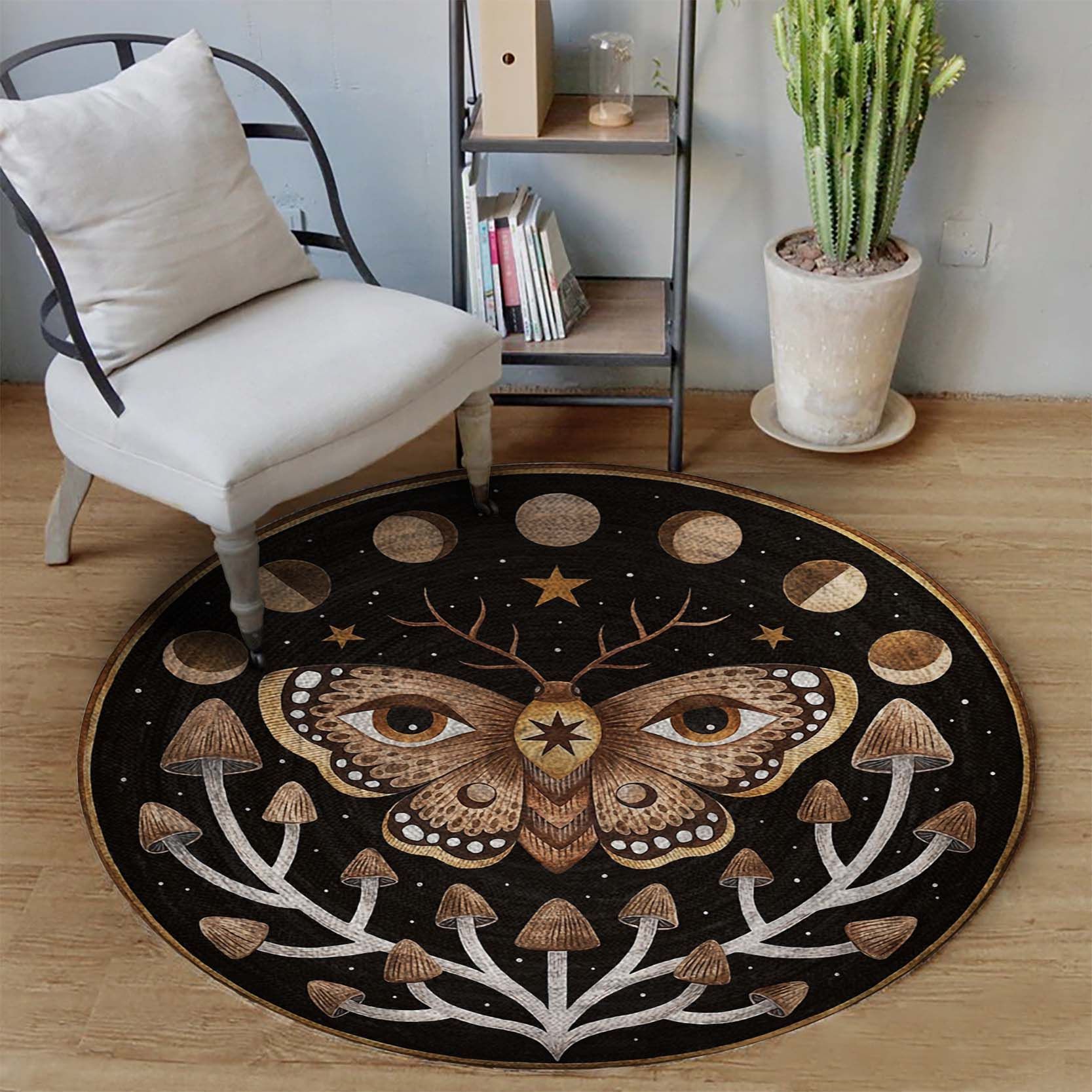 Butterfly Round Carpet