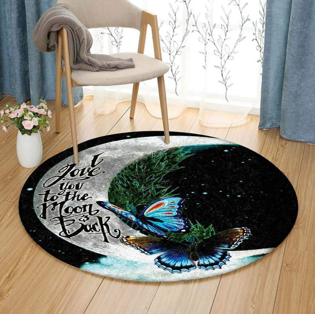 Butterfly Round Carpet