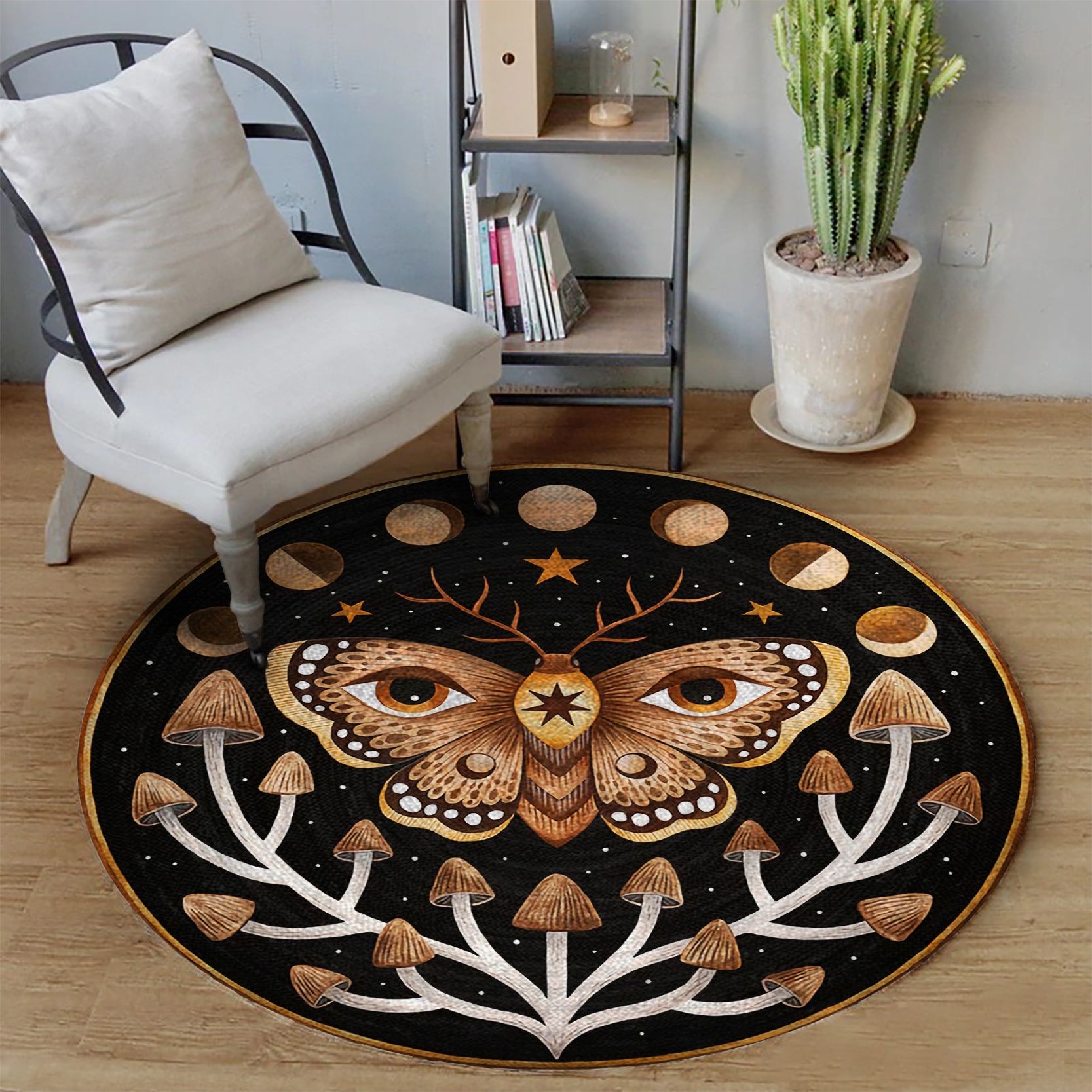 Butterfly Round Carpet