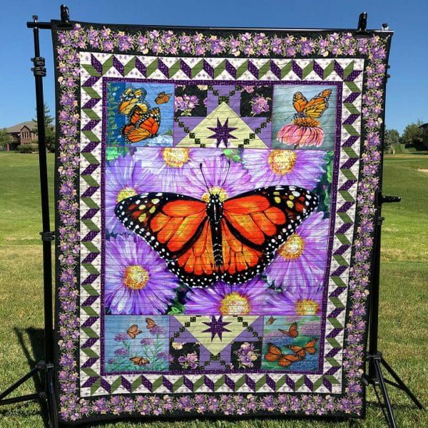 Butterfly Safe And Sound Quilt Blanket Christmas Gift Dhc04011154Dd