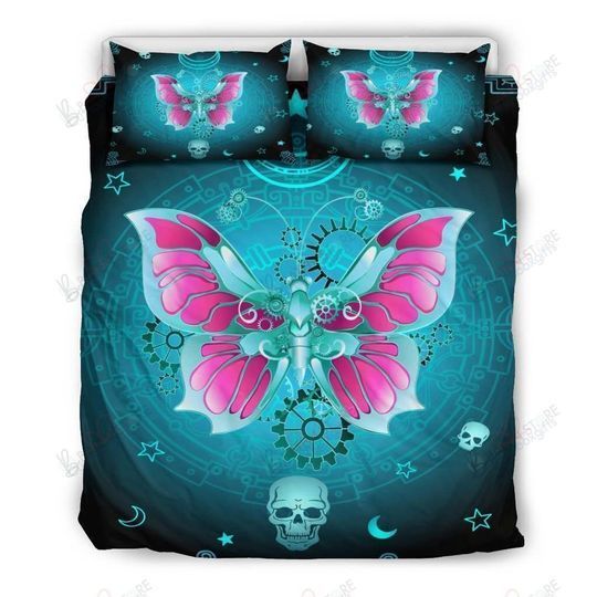 BUTTERFLY SKULL Bedding Set