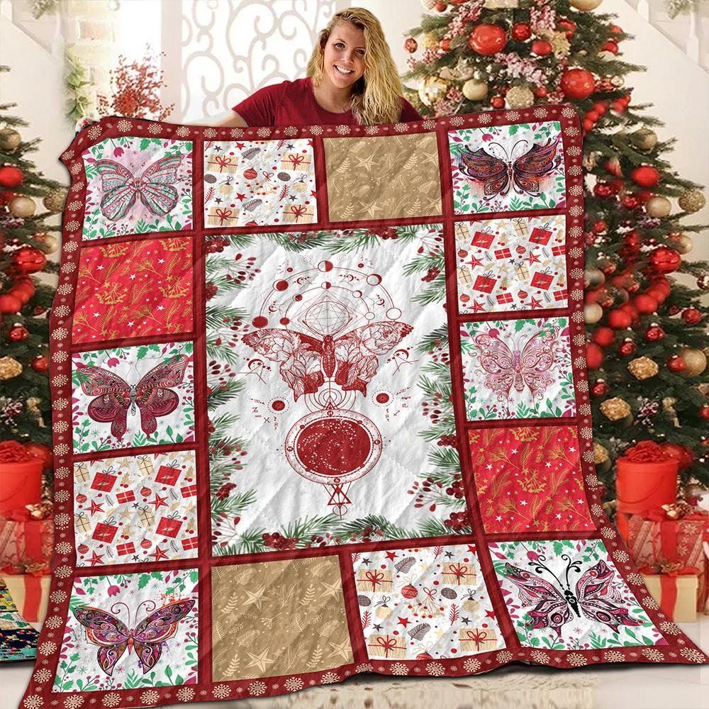Butterfly So Am I Quilt Blanket Christmas Christmas Gifts Merry Christmas Holiday Gifts Gift Dhc03011785Dd