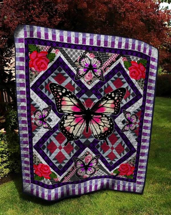 Butterfly Stand By Me Quilt Blanket DHC020120711TD