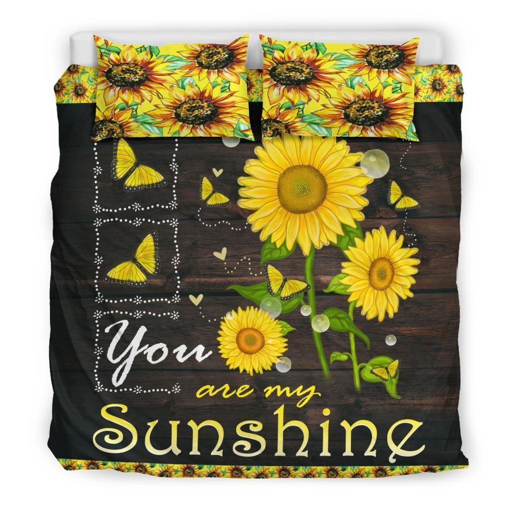 Butterfly Sunflower Bedding Set