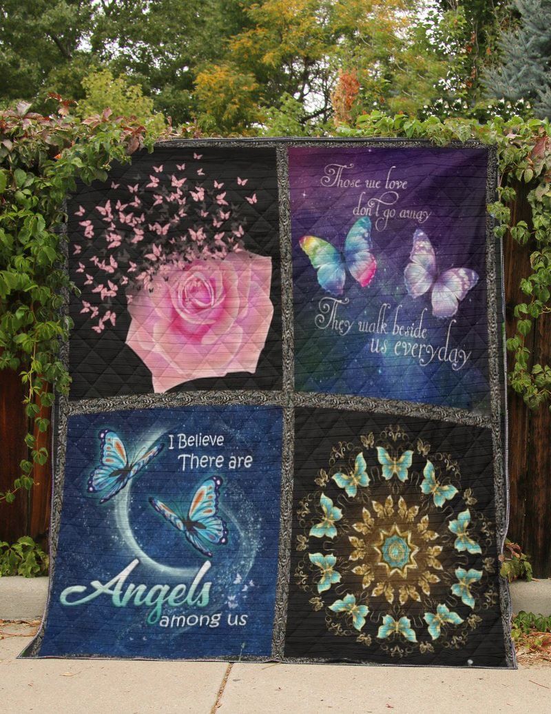 Butterfly Those We Love Dont Go Away Quilt Blanket DHC3112462TD