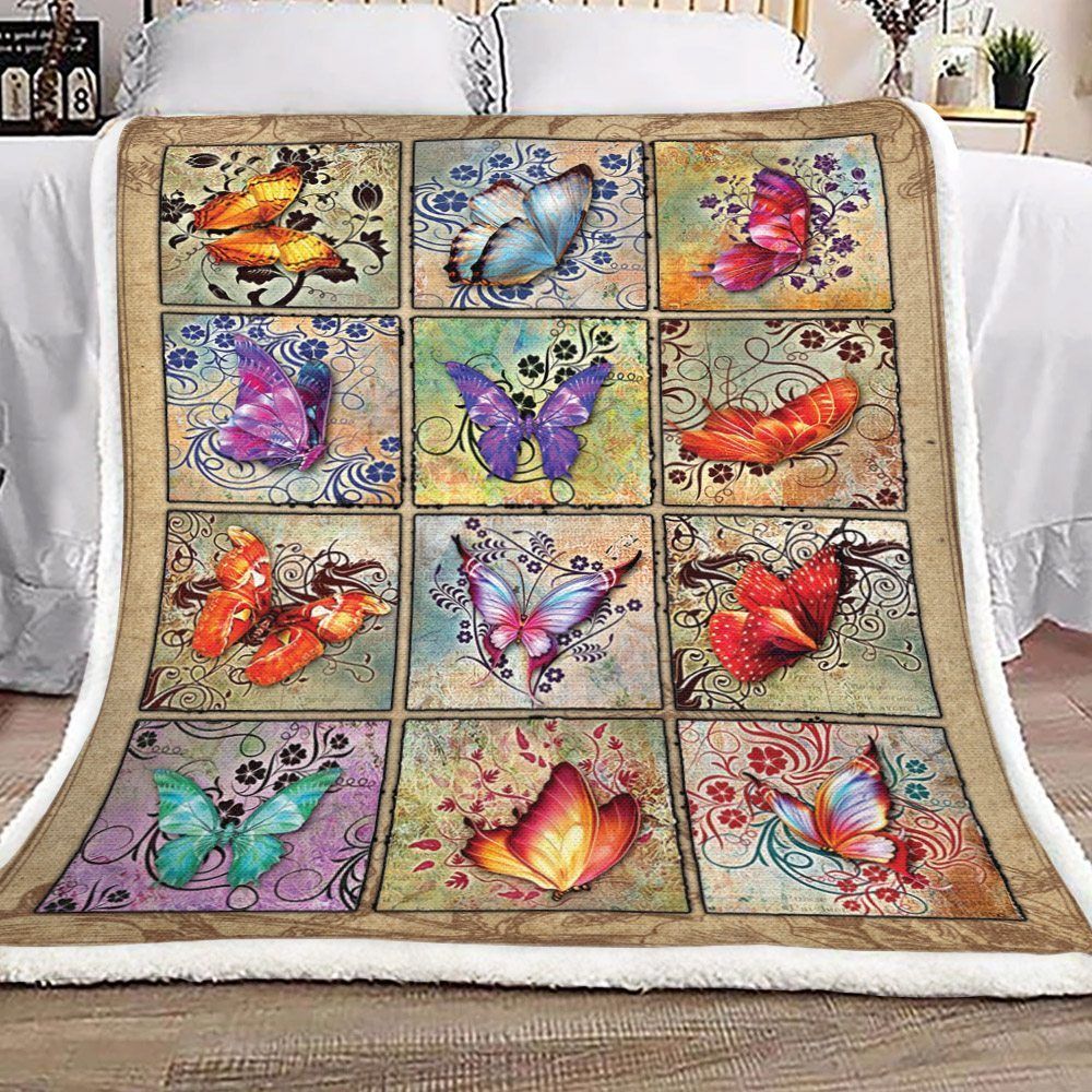 Butterfly Sherpa Fleece