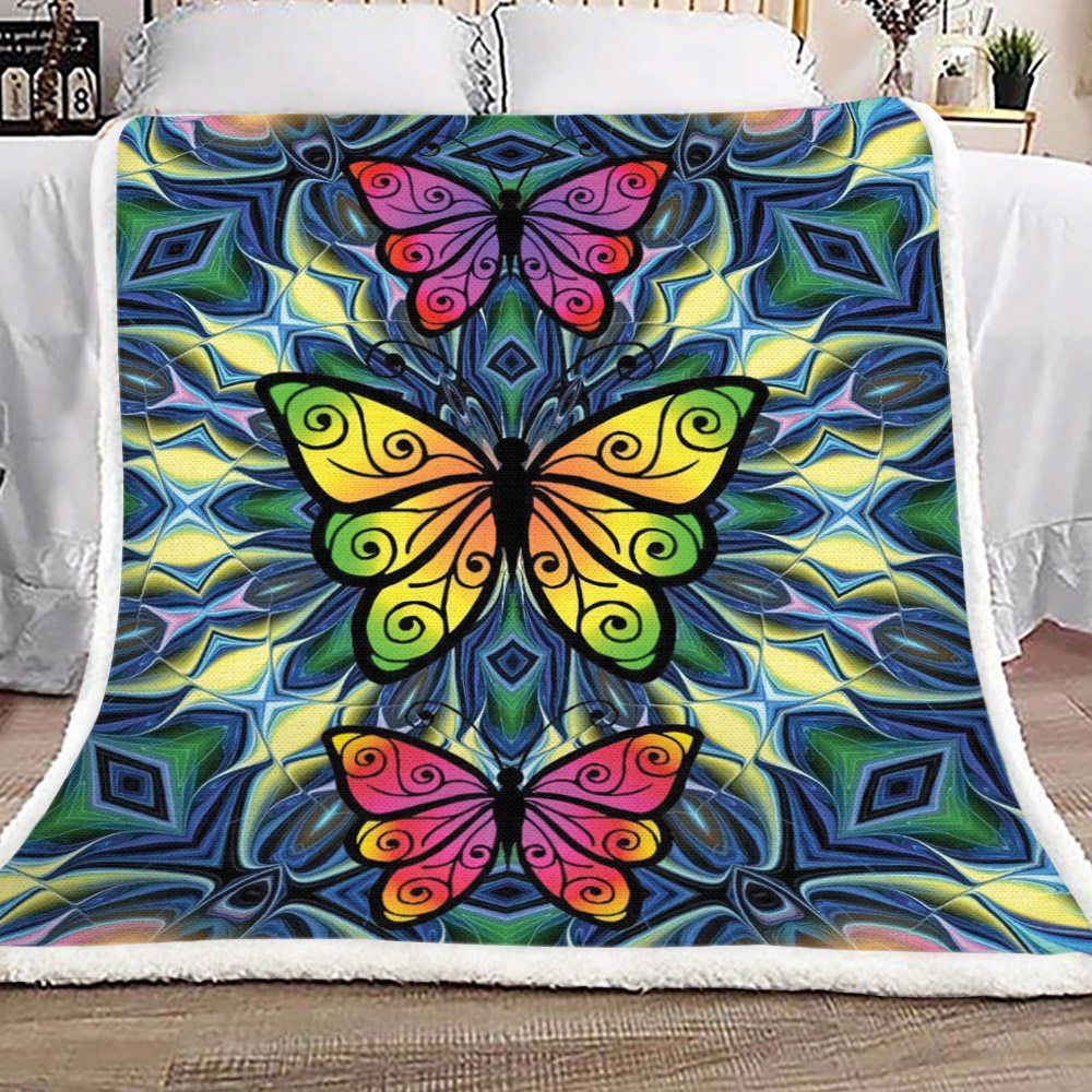 Butterfly Sherpa Fleece