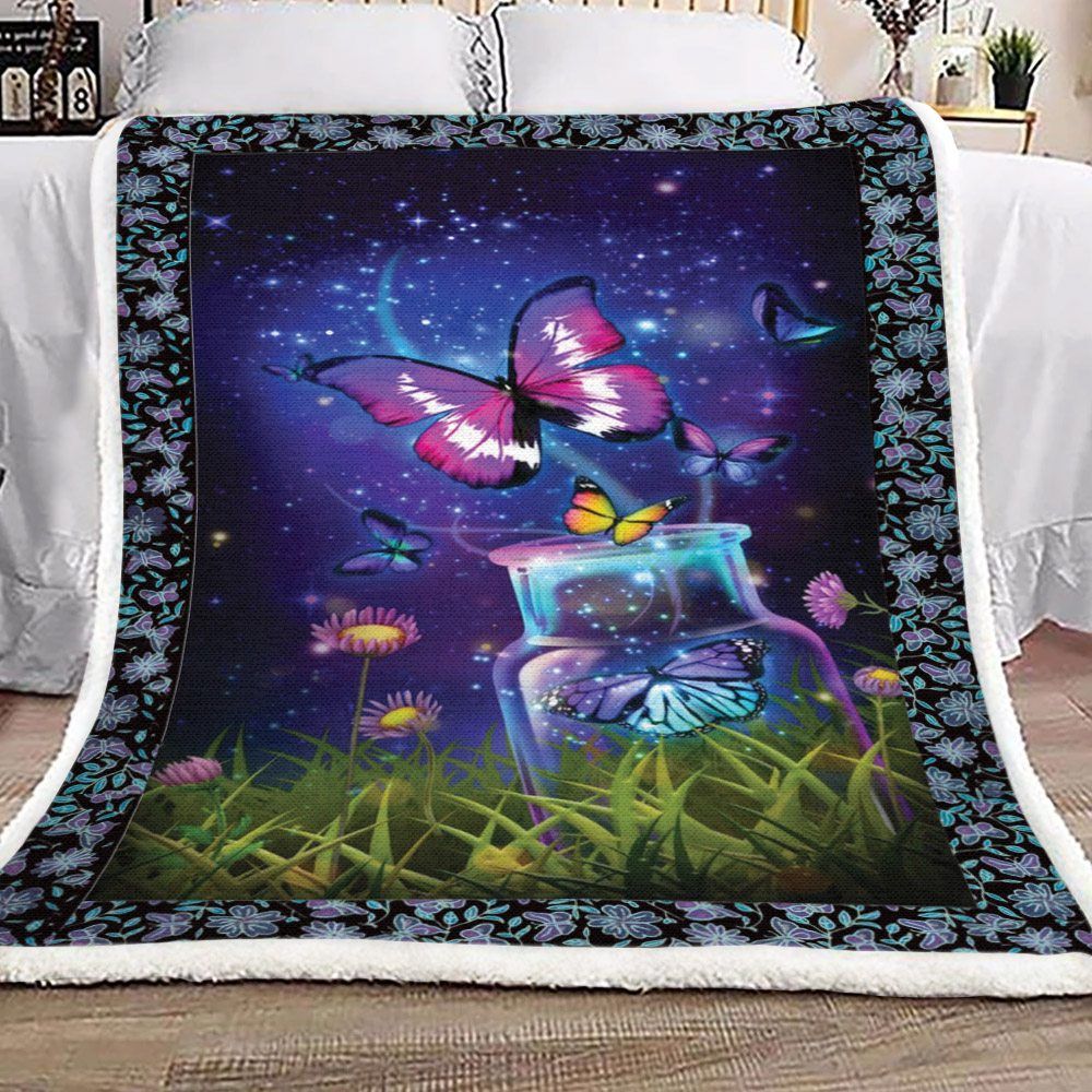 Butterfly Sherpa Fleece