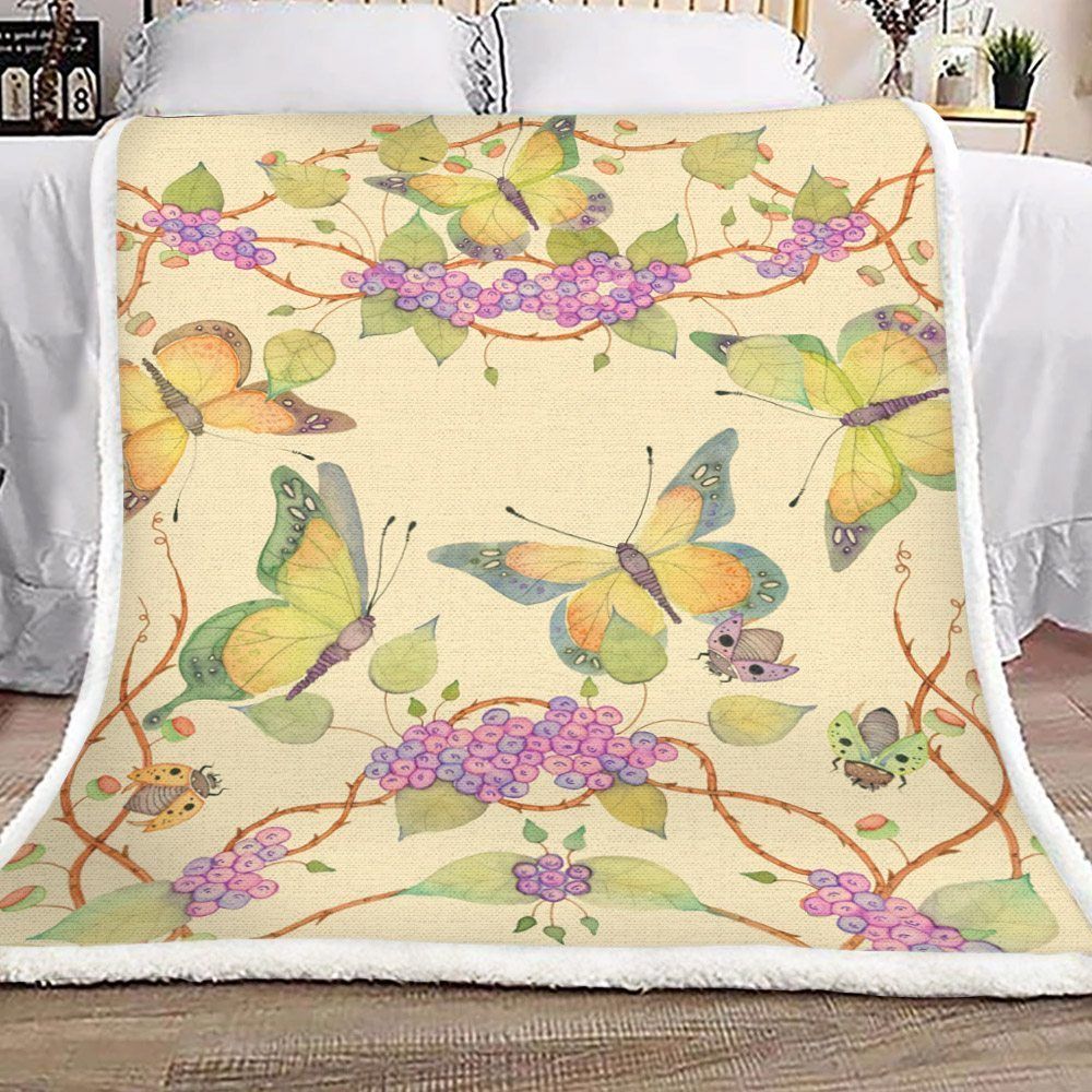 Butterfly Sherpa Fleece