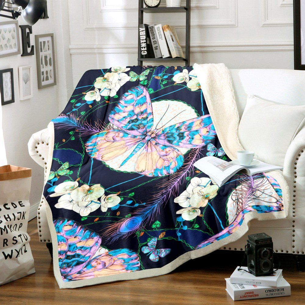 Butterfly Sherpa Fleece