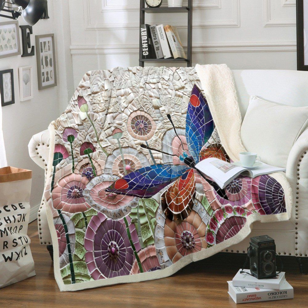 Butterfly Sherpa Fleece