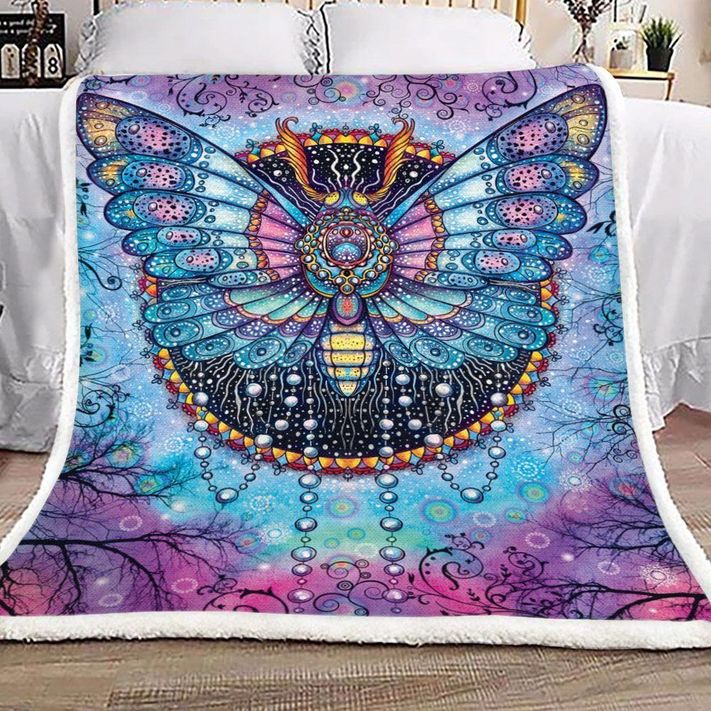 Butterfly Sherpa Fleece