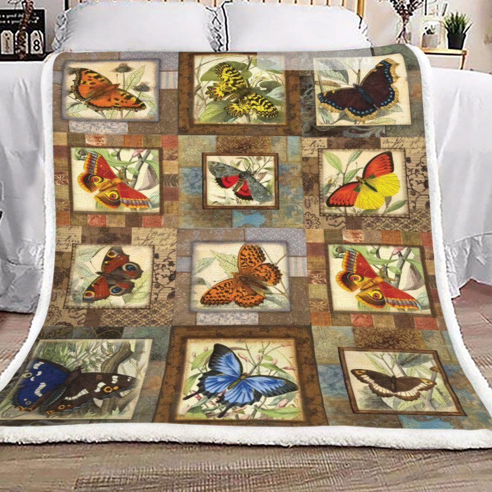 Butterfly Sherpa Fleece