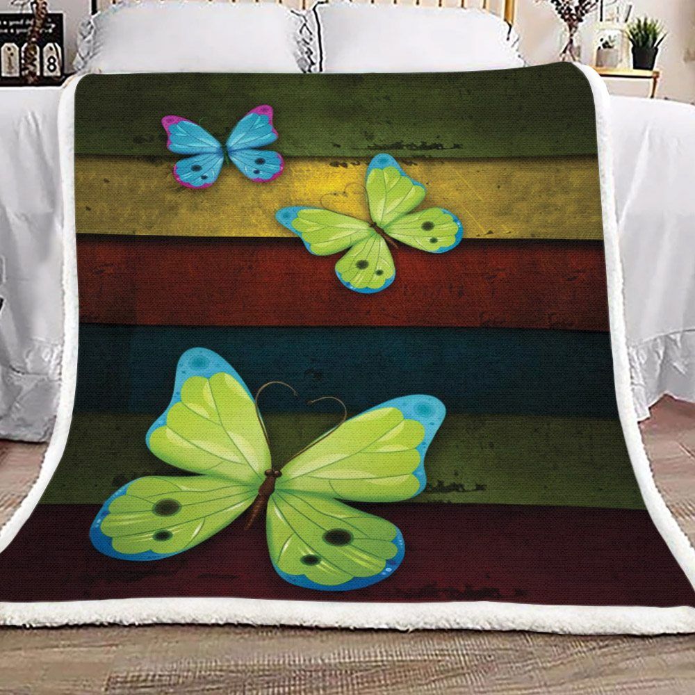 Butterfly Sherpa Fleece