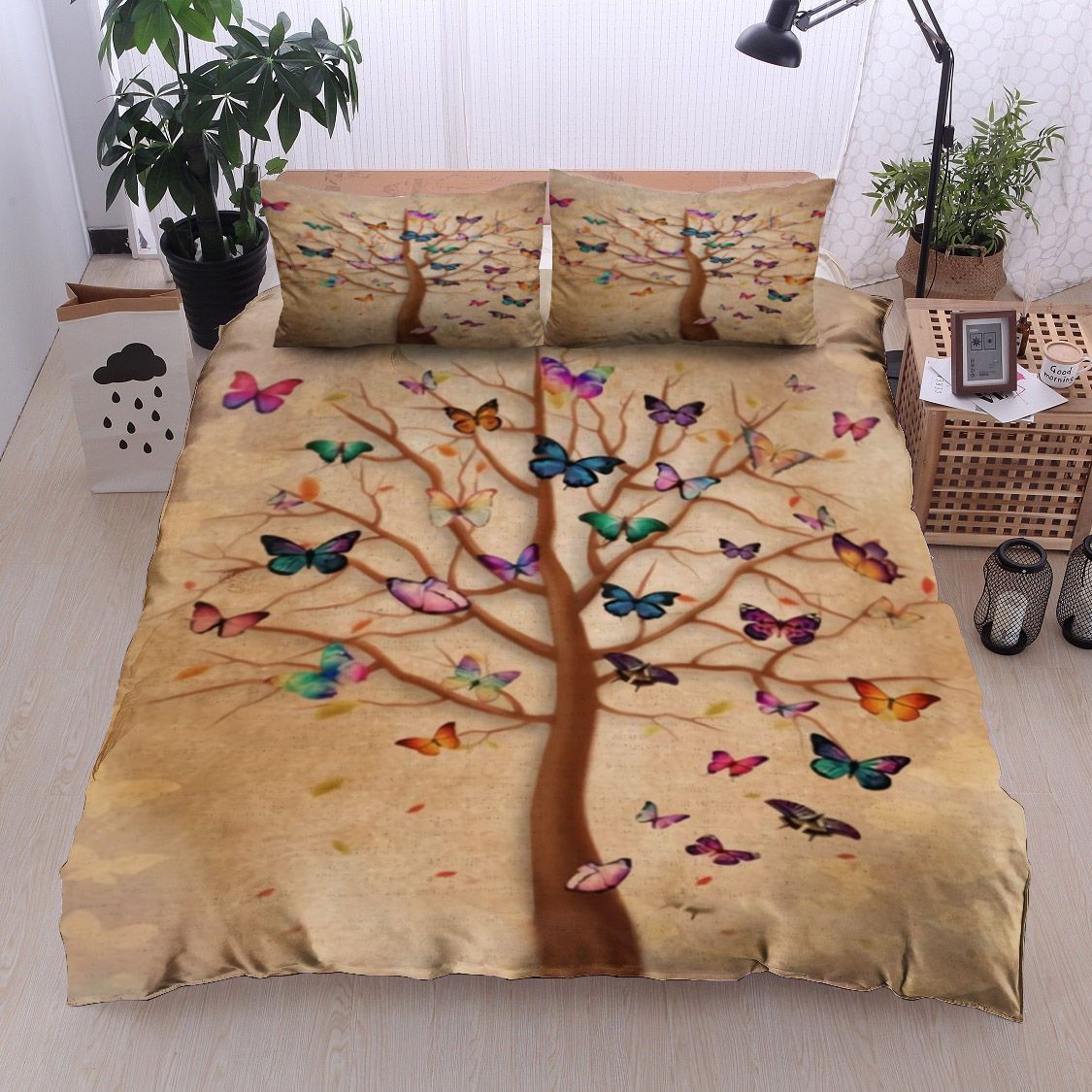 Butterfly Tree Bedding Set