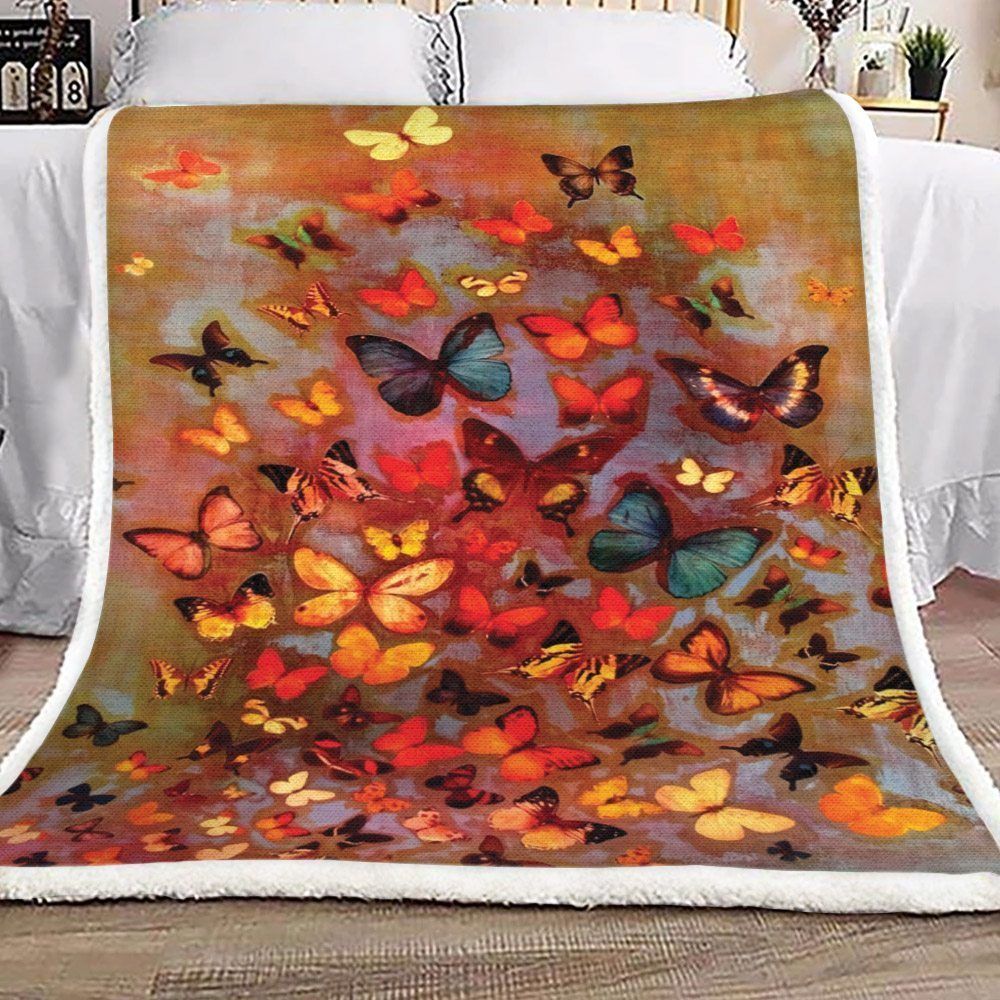 Butterfly Sherpa Fleece