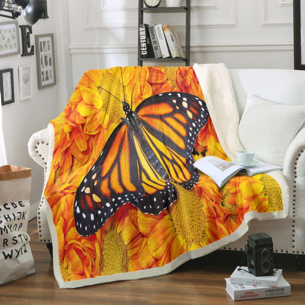 Butterfly Sherpa Fleece