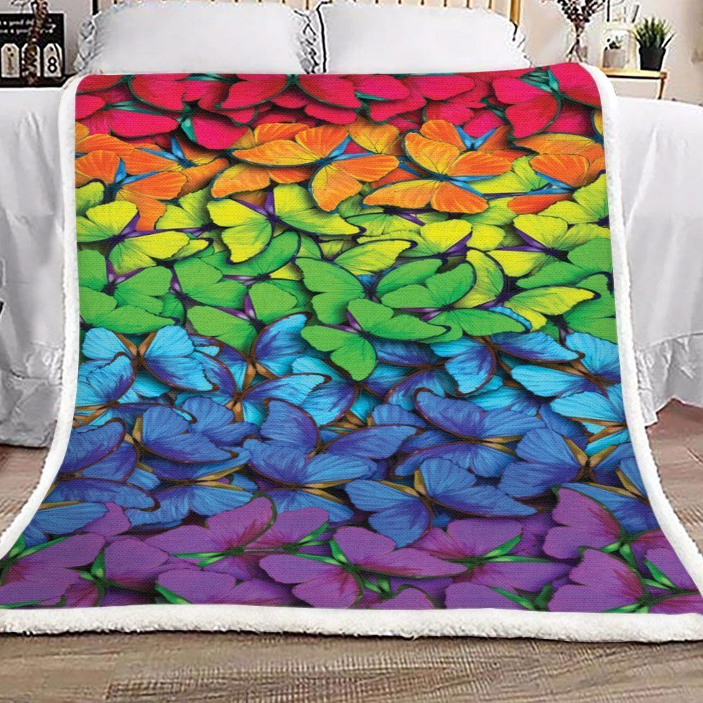 Butterfly Sherpa Fleece