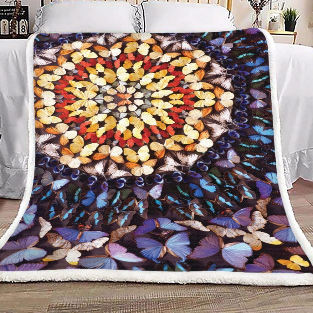 Butterfly Sherpa Fleece