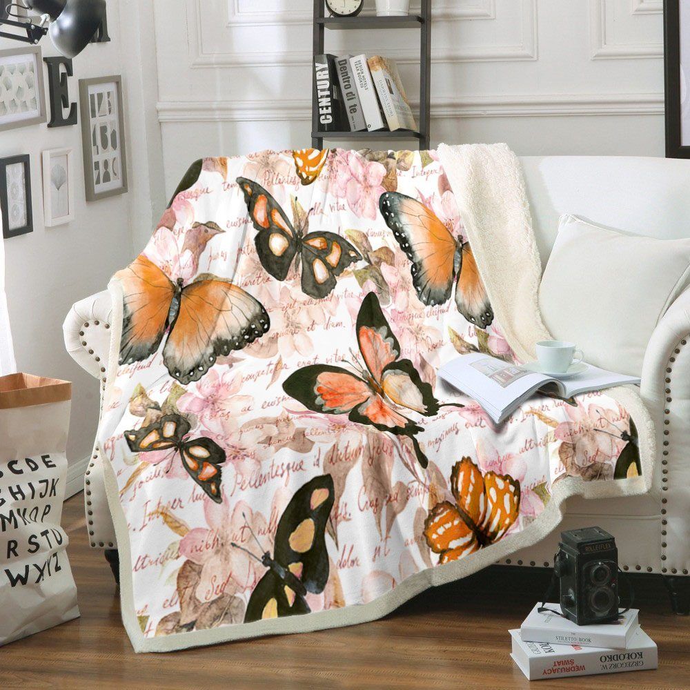 Butterfly Sherpa Fleece