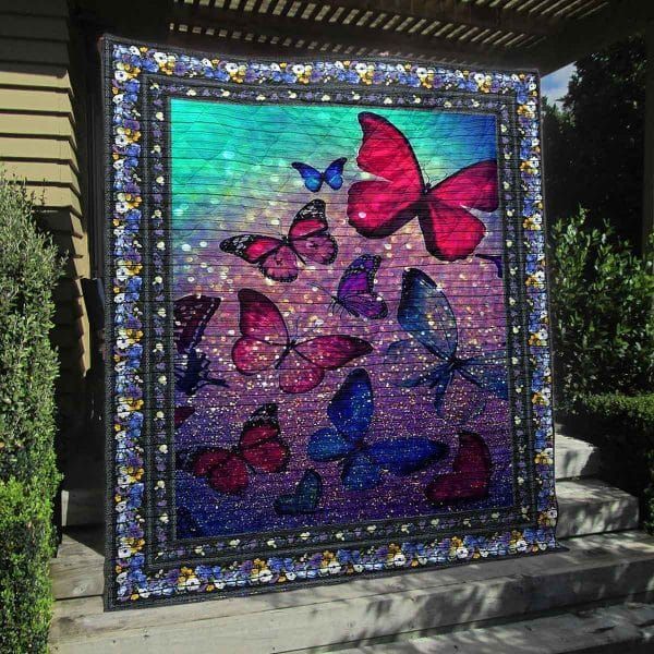 Butterfly Twinkle Quilt Blanket Christmas Gift Dhc04011155Dd