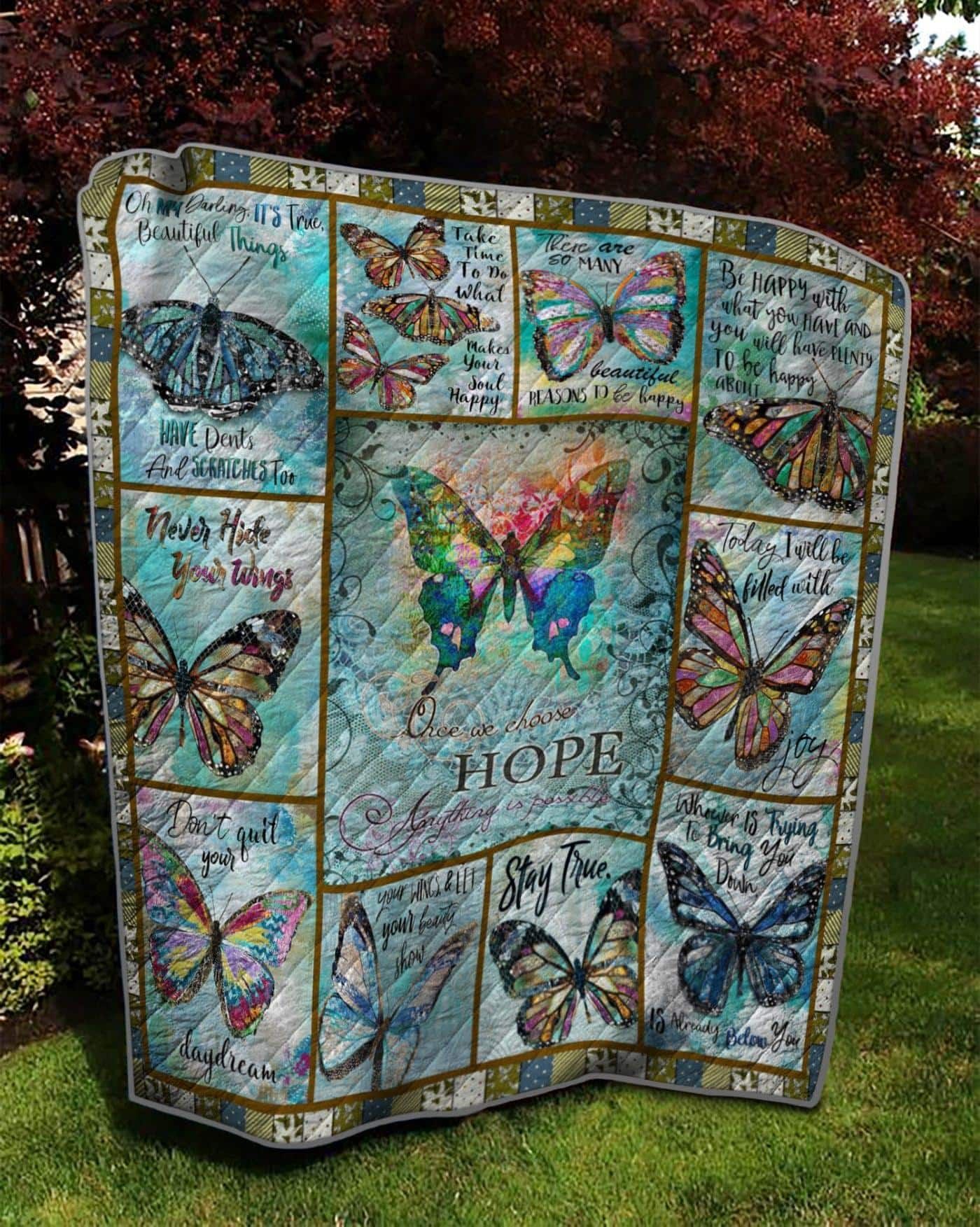 Butterfly Two Story Butterfly Quilt Blanket DHC020120243TD